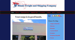Desktop Screenshot of miamifreight.net